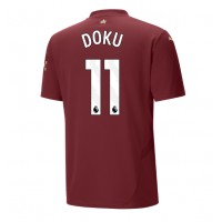 Manchester City Jeremy Doku #11 Kolmaspaita 2024-25 Lyhythihainen